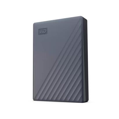 WD My Passport met USB-C adapter (2024) 6TB grijs