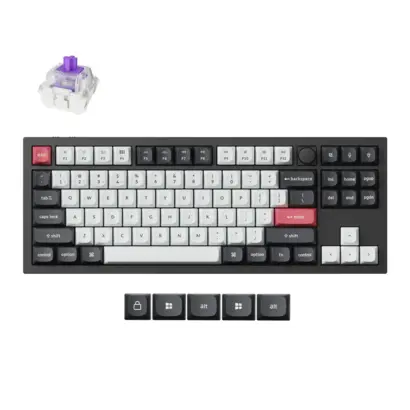 Keychron Q3 HE QMK gaming toetsenbord nebula switch