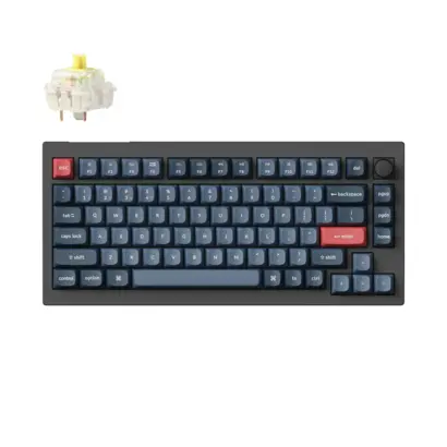 Keychron V1 Max QMK/VIA gaming toetsenbord banana switch