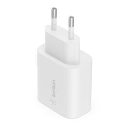 Belkin BoostCharge 25W USB-C met PPS thuislader wit