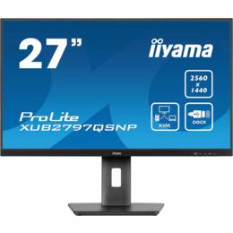 27" iiyama XUB2797QSNP-B1 IPS 1ms HDMI/DP/USB Dock speakers