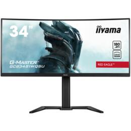 34" iiyama G-Master GCB3481WQSU-B1 Curved VA 180Hz USB Hub